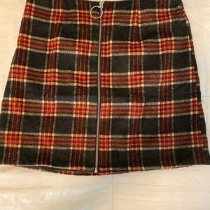 Plaid skirt